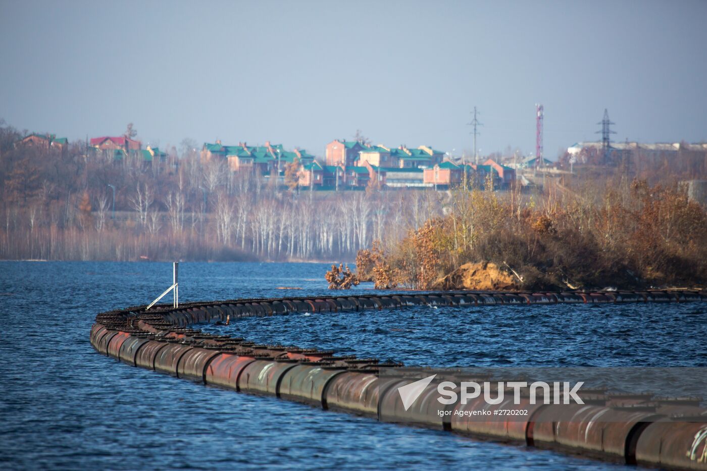 The Bureya hydropower station in the Amur Region