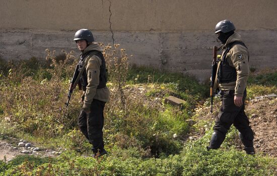 Special operation by Kirghiz law enforcement authorities in Bishkek