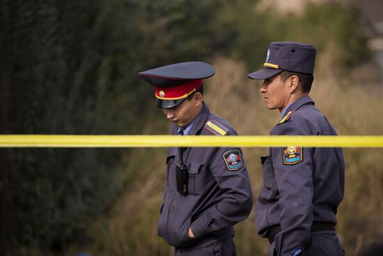 Special operation by Kirghiz law enforcement authorities in Bishkek