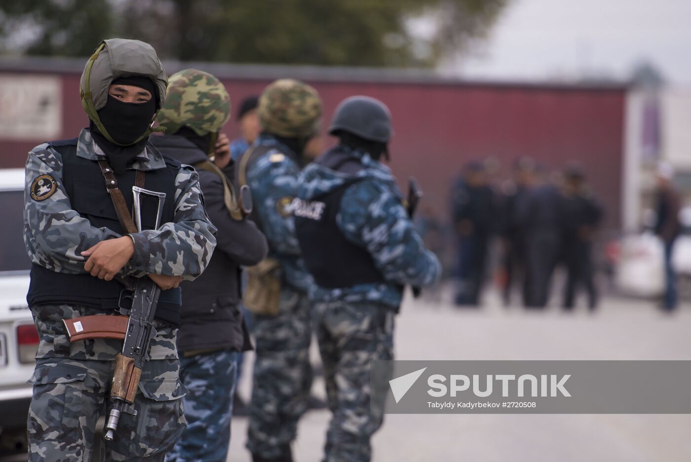 Special operation by Kirghiz law enforcement authorities in Bishkek