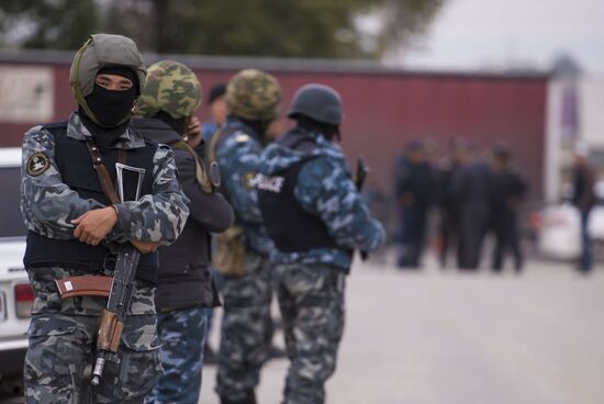 Special operation by Kirghiz law enforcement authorities in Bishkek