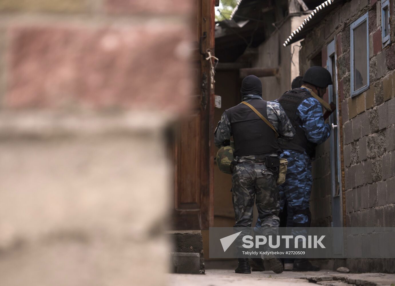 Special operation by Kirghiz law enforcement authorities in Bishkek