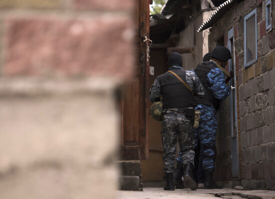 Special operation by Kirghiz law enforcement authorities in Bishkek