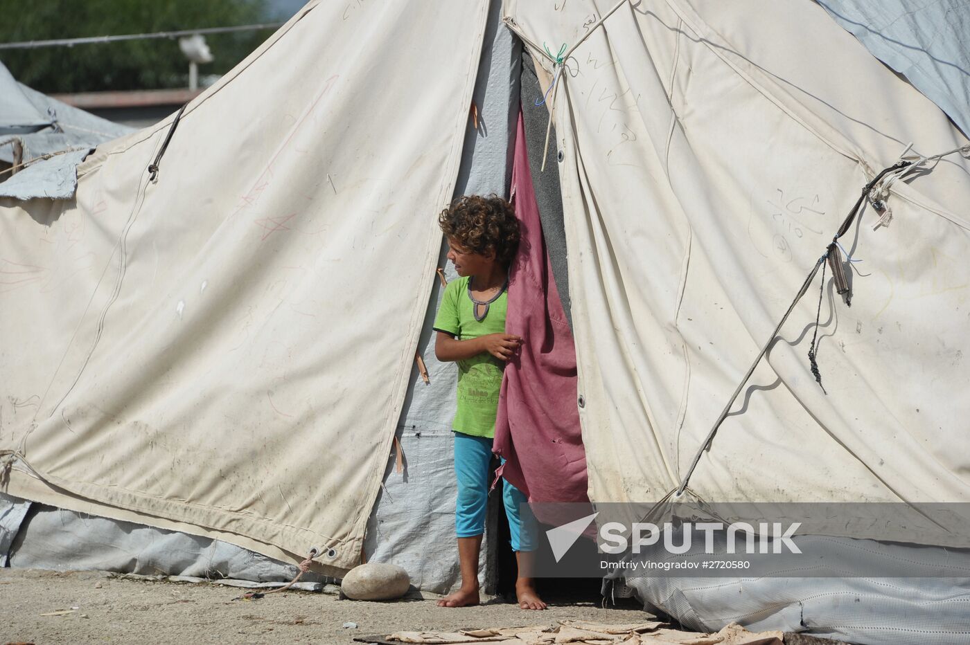 Refugee camp in Latakia