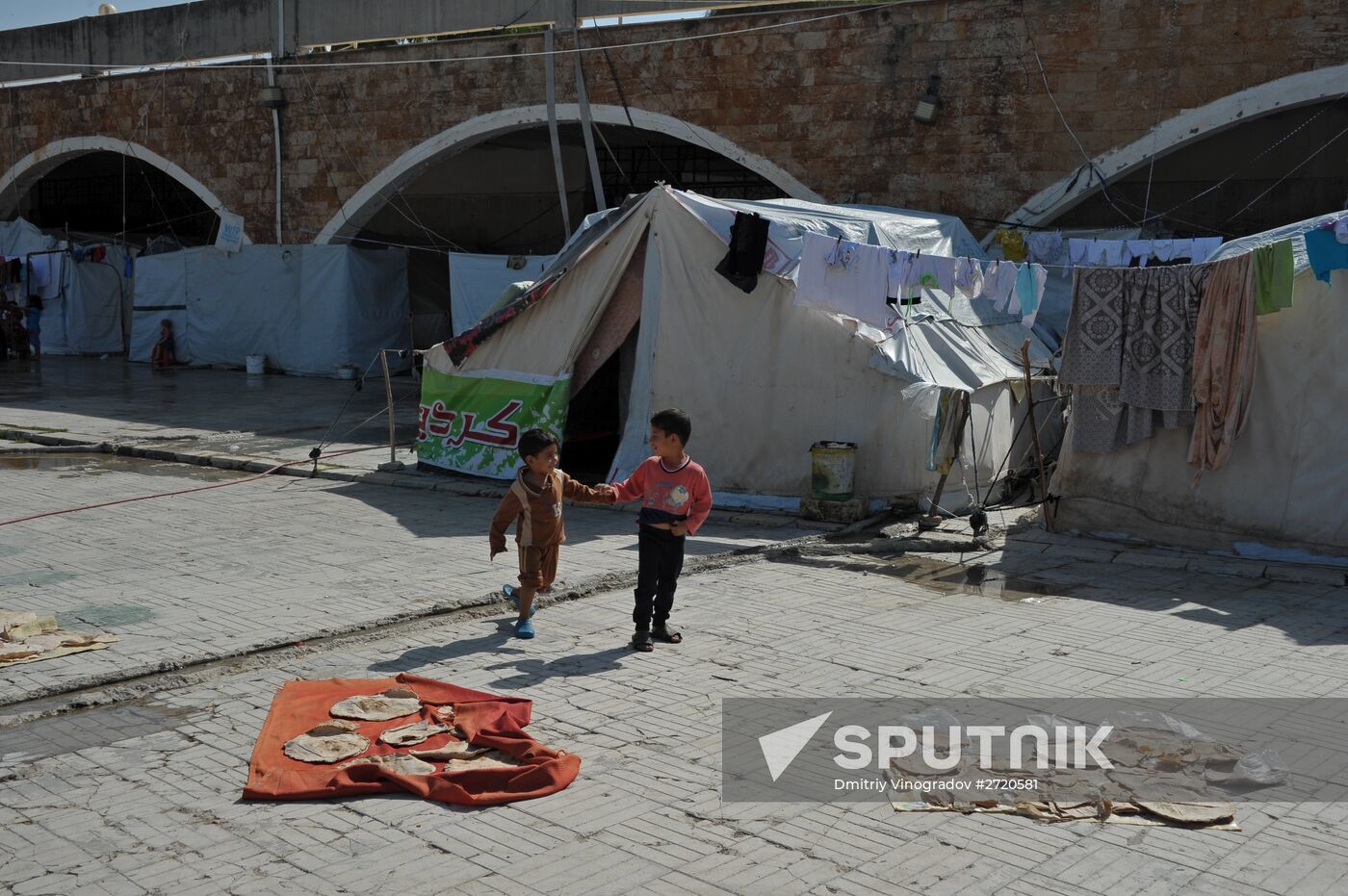 Refugee camp in Latakia