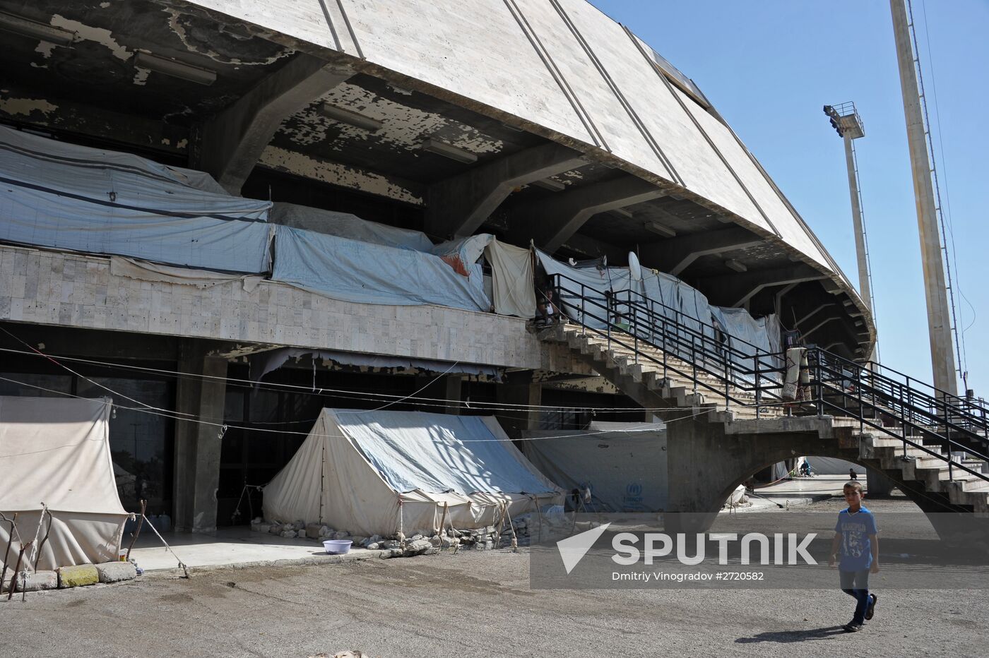 Refugee camp in Latakia