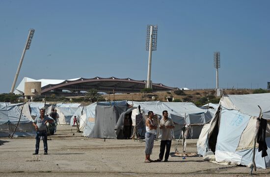 Refugee camp in Latakia