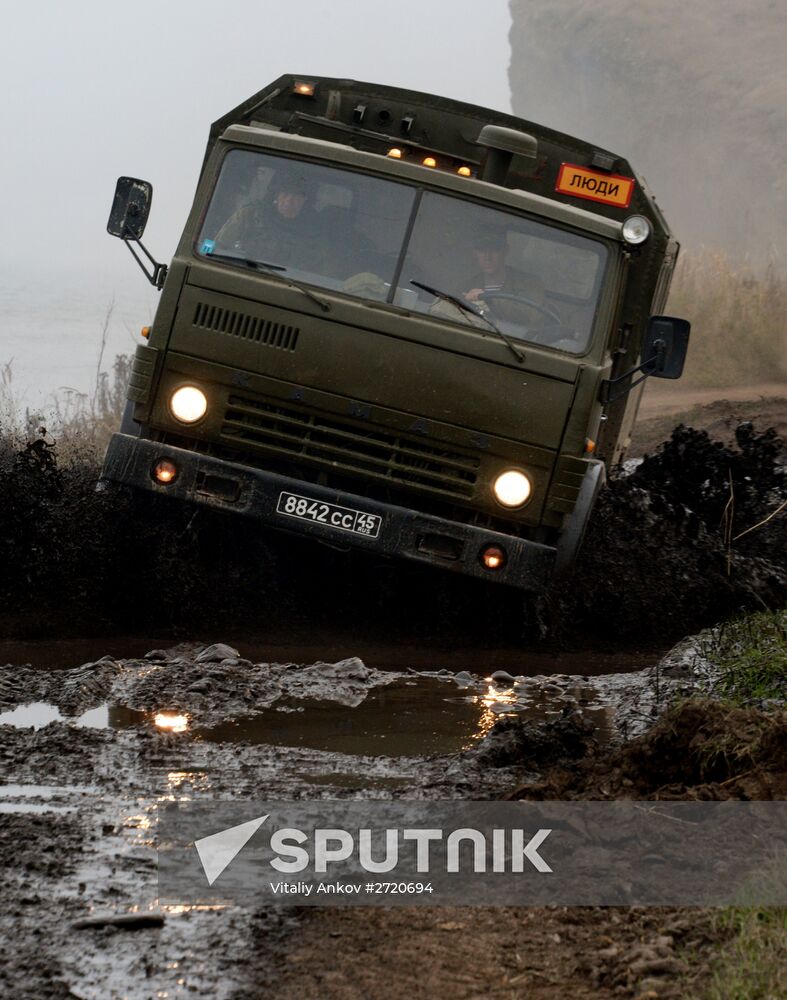 Pacific Fleet Marines Brigade holds exercise
