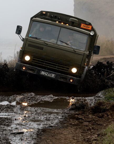 Pacific Fleet Marines Brigade holds exercise