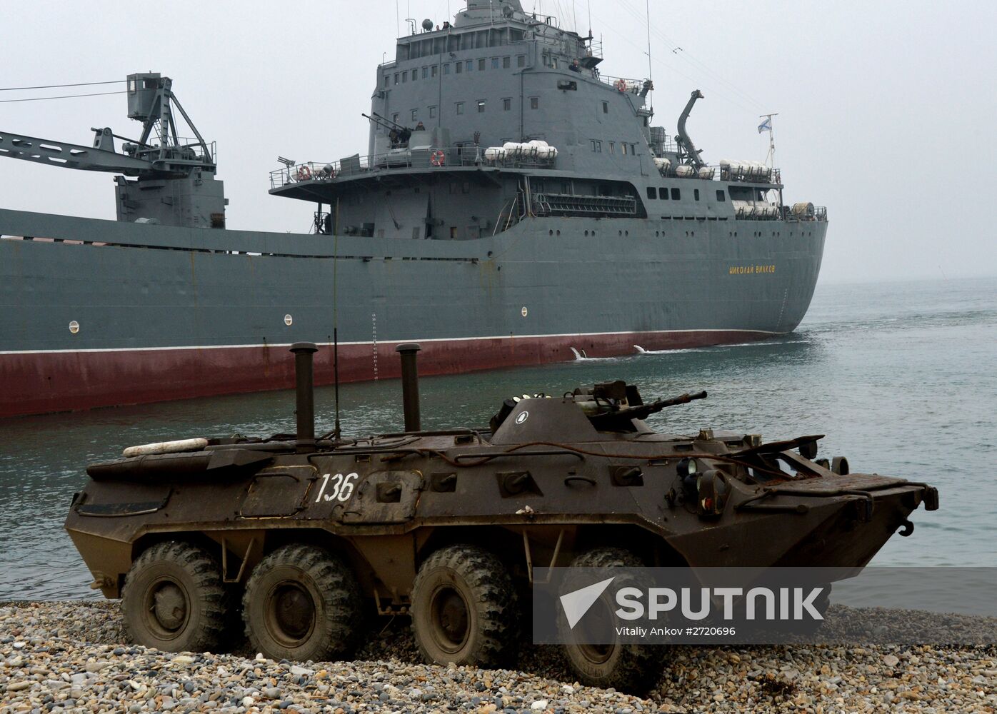 Pacific Fleet Marines Brigade holds exercise