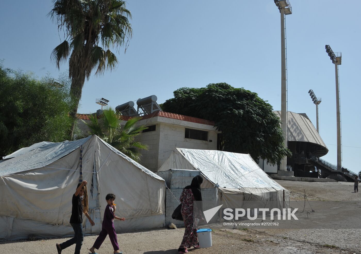 Refugee camp in Latakia