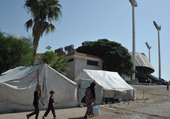 Refugee camp in Latakia