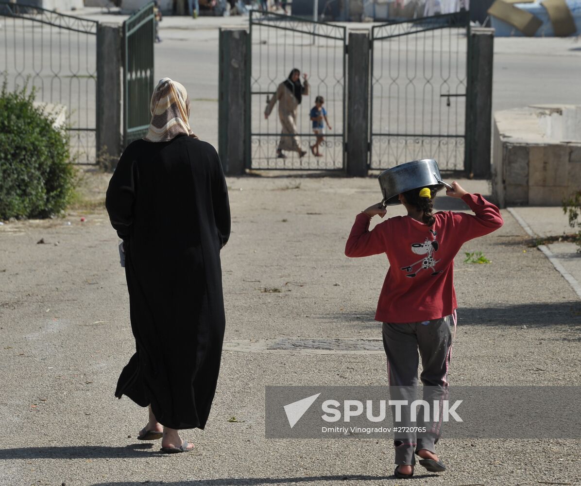 Refugee camp in Latakia