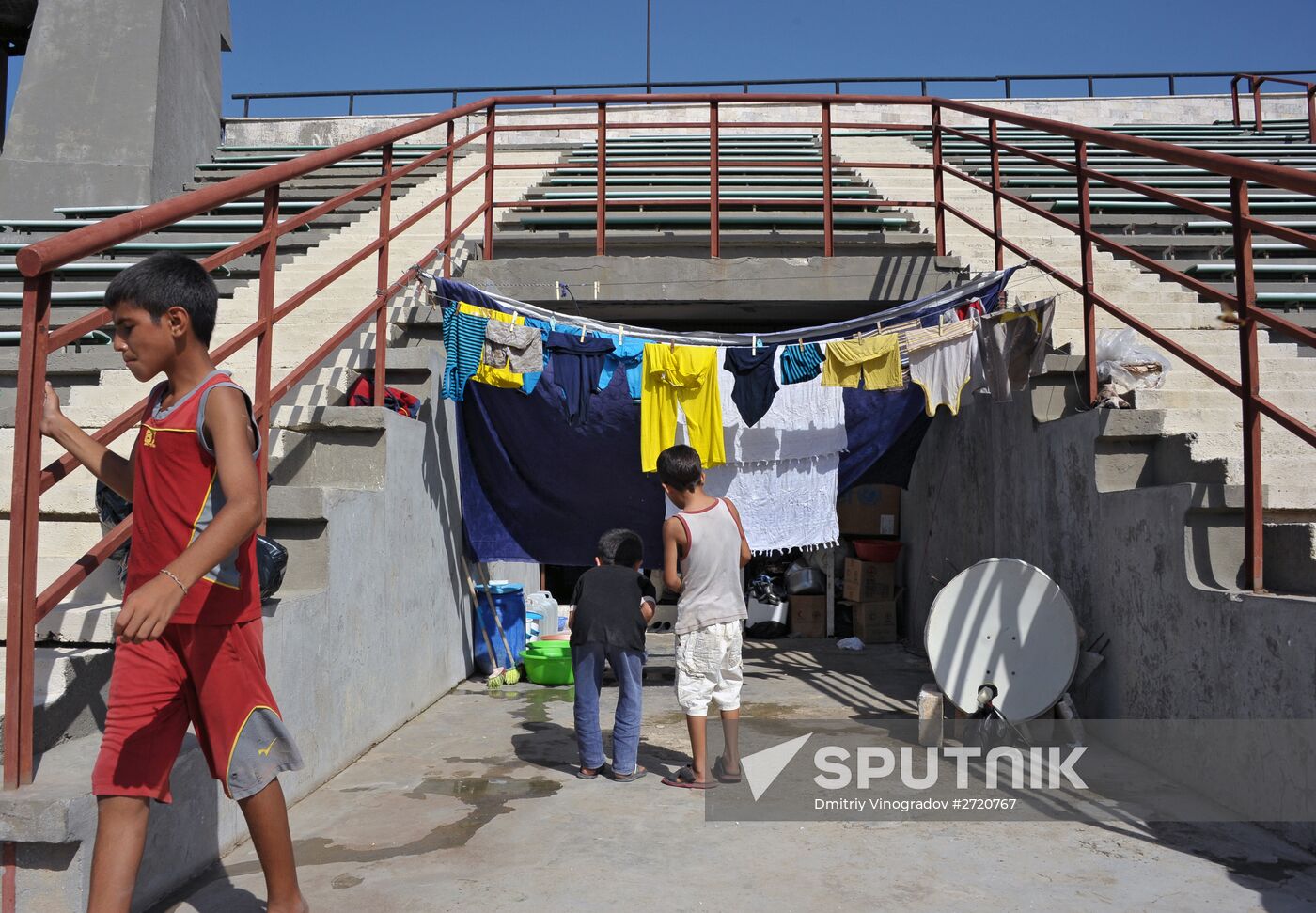 Refugee camp in Latakia