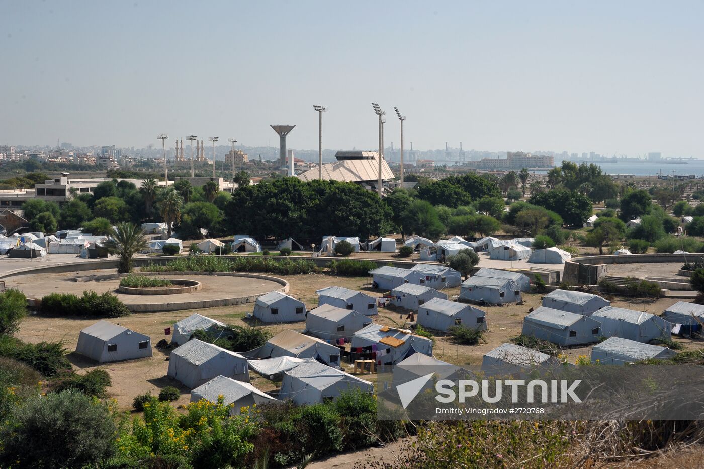 Refugee camp in Latakia