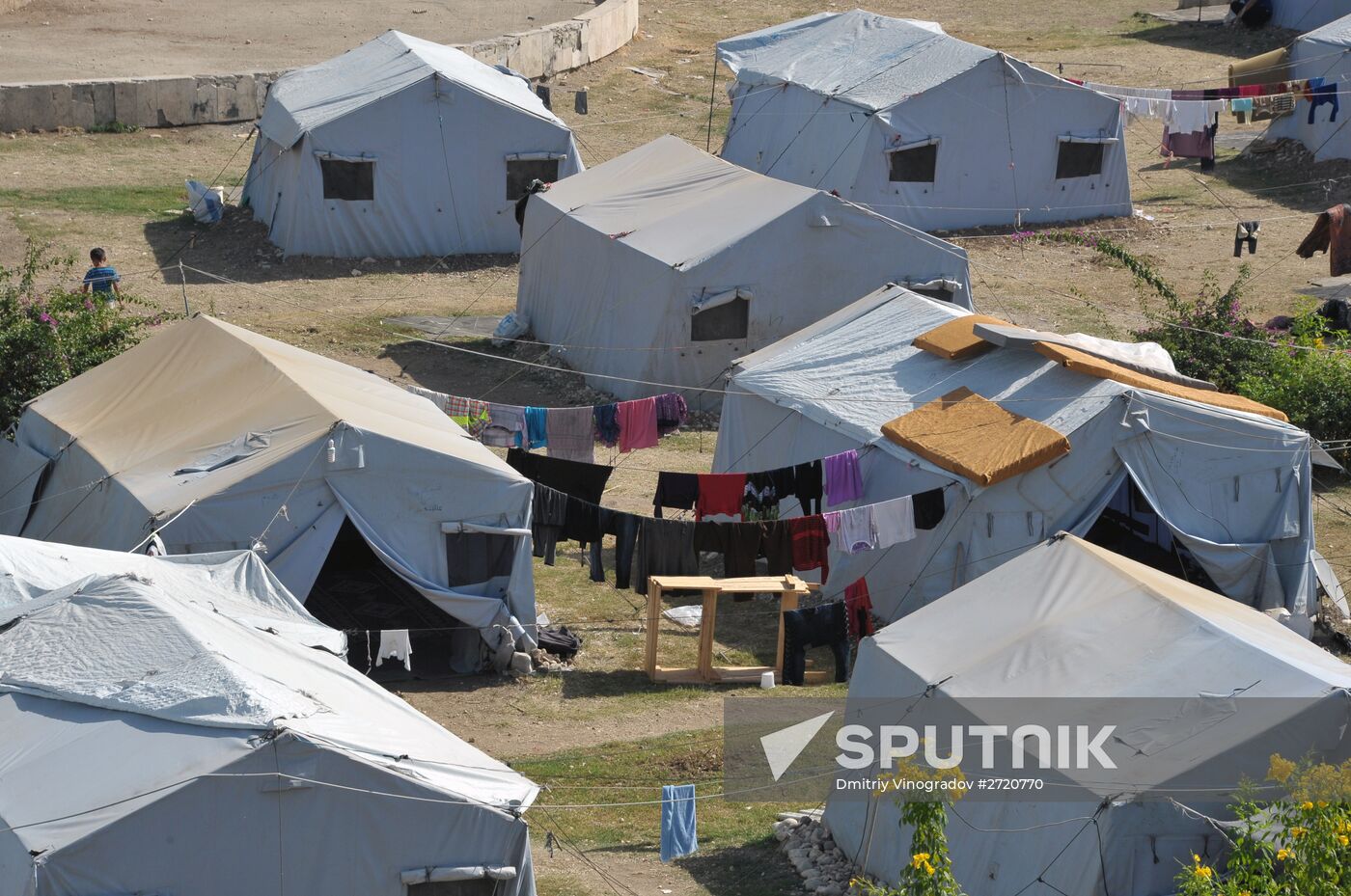 Refugee camp in Latakia