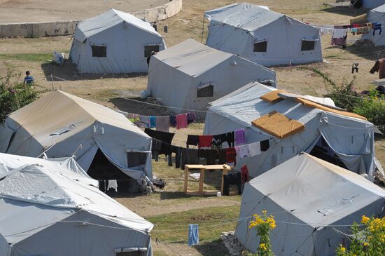 Refugee camp in Latakia