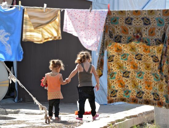 Refugee camp in Latakia