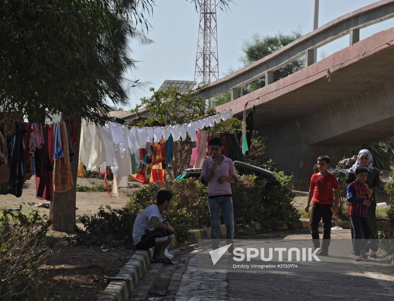 Refugee camp in Latakia