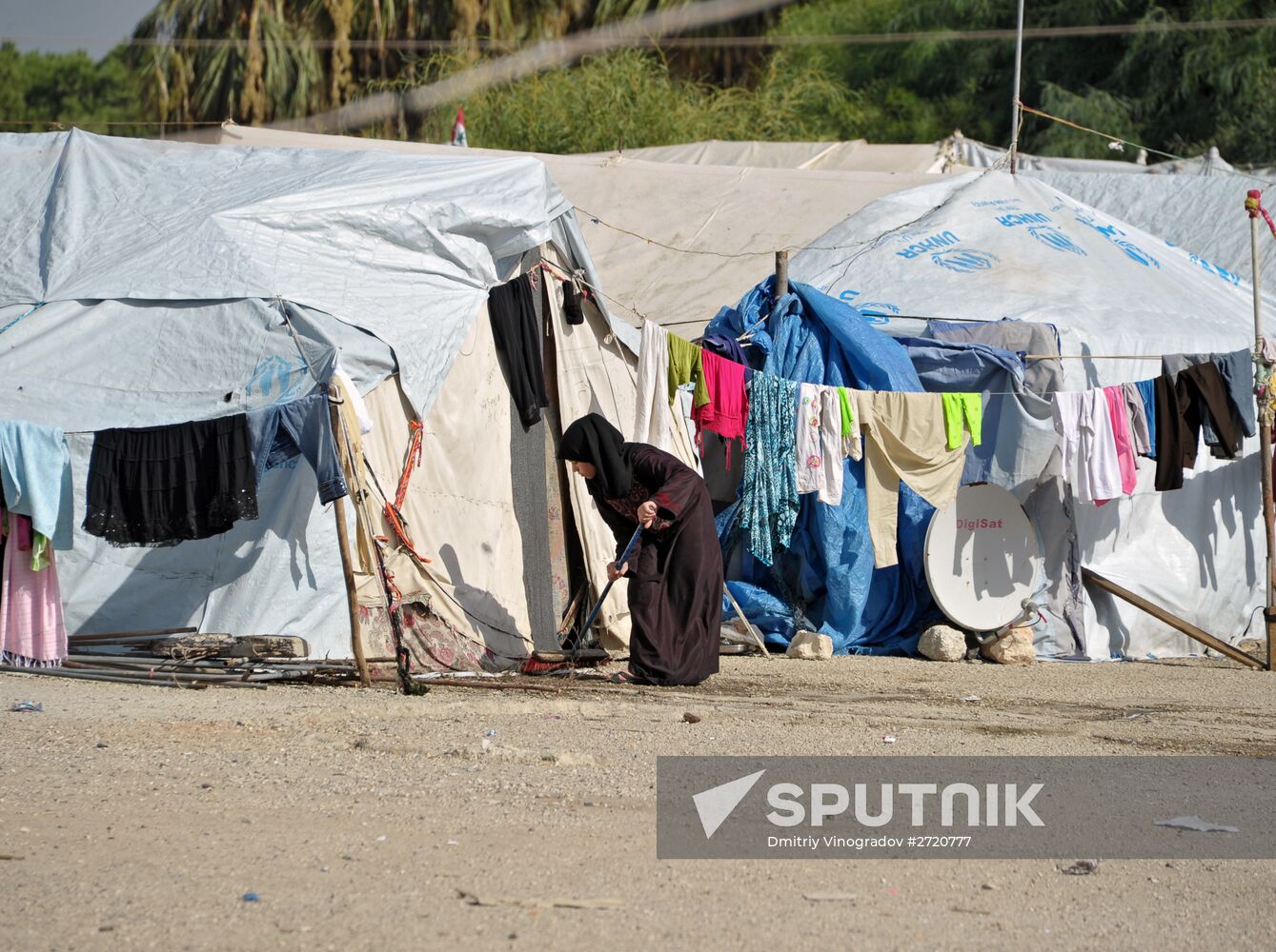 Refugee camp in Latakia