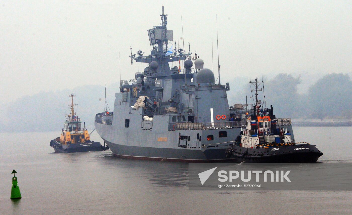 Admiral Essen frigate puts to sea for mechanical run tests