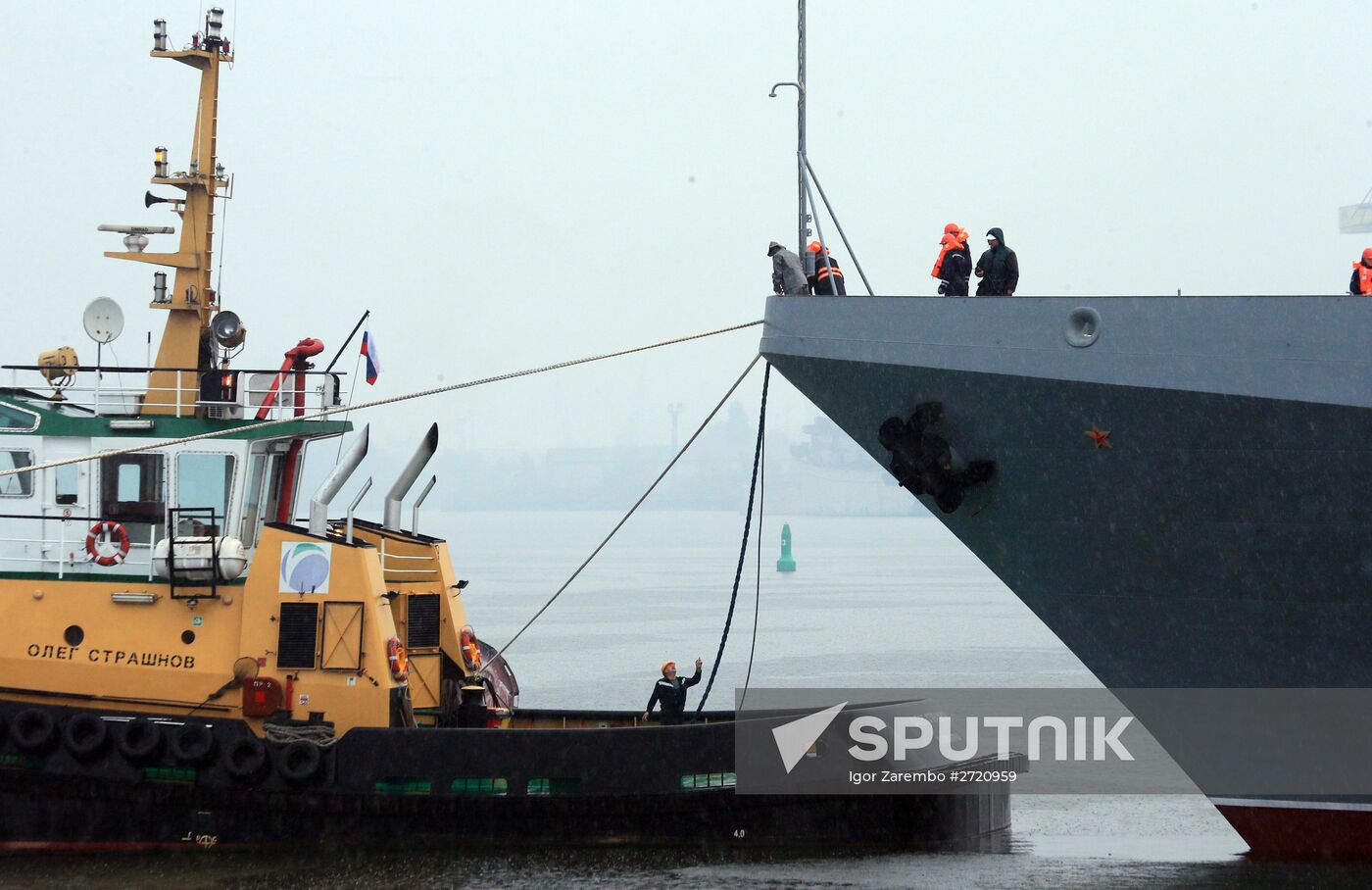 Admiral Essen frigate puts to sea for mechanical run tests