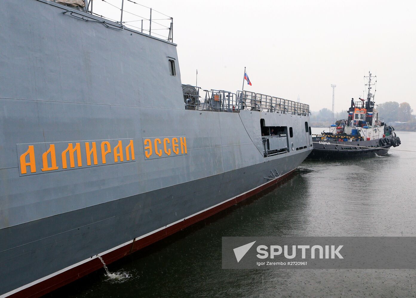 Admiral Essen frigate puts to sea for mechanical run tests