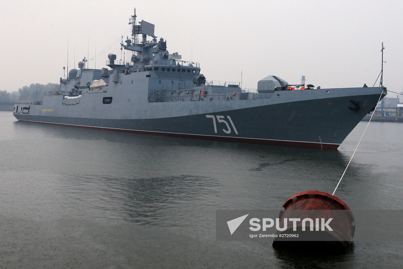 Admiral Essen frigate puts to sea for mechanical run tests