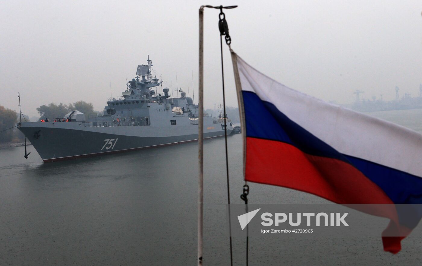 Admiral Essen frigate puts to sea for mechanical run tests