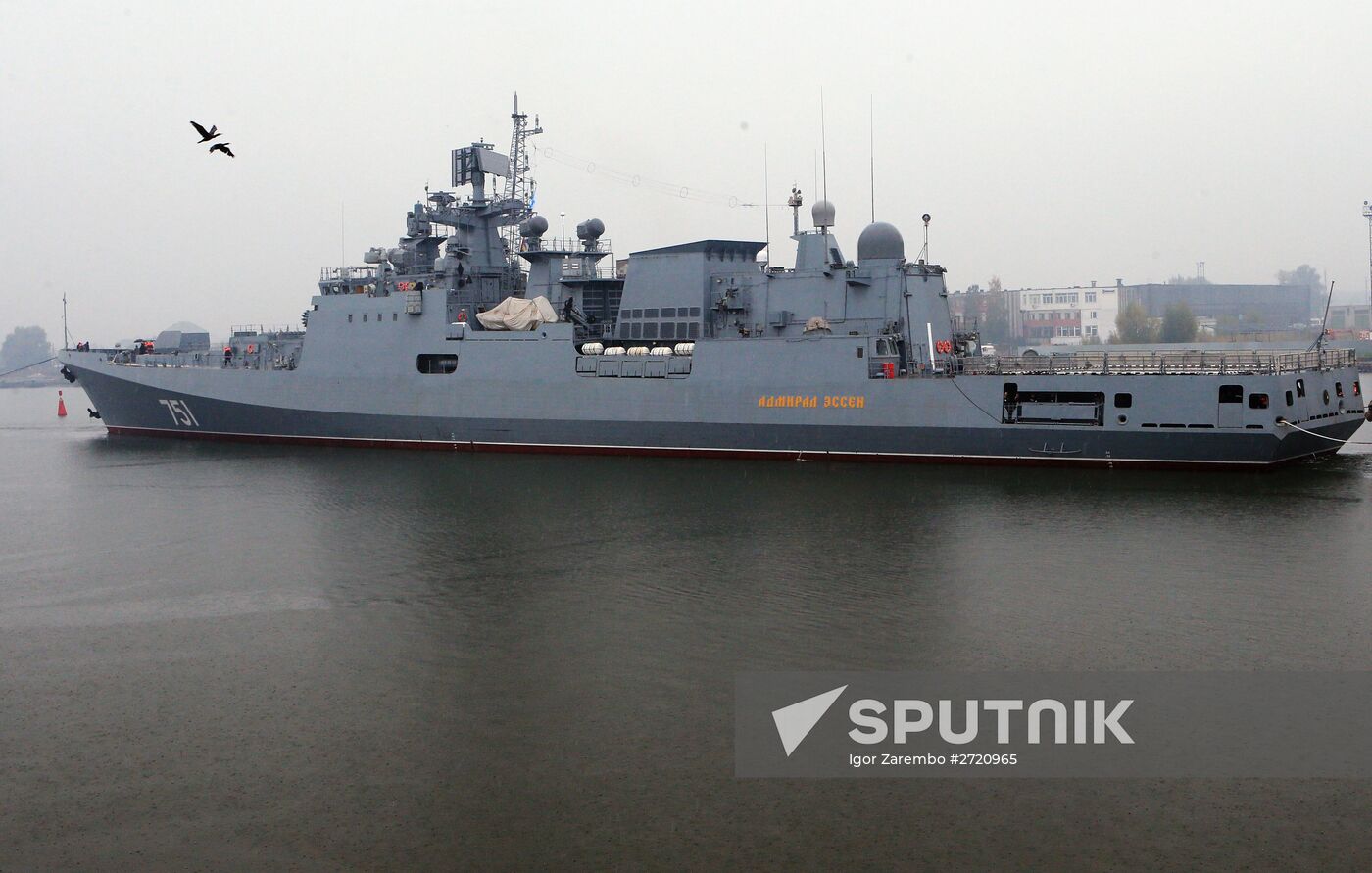 Admiral Essen frigate puts to sea for mechanical run tests