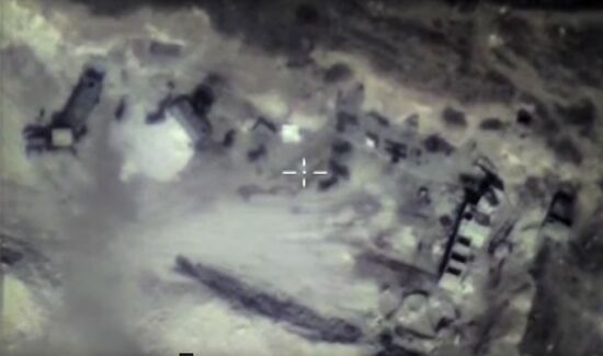 Russian air force strikes in Syria
