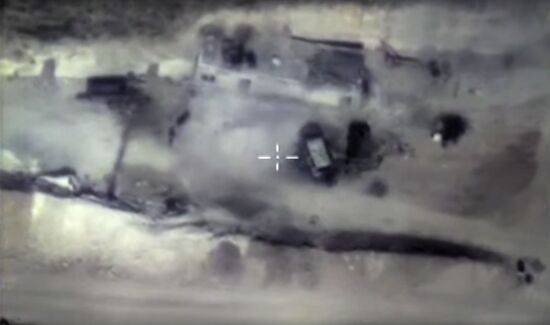 Russian air force strikes in Syria