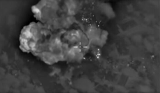 Russian air force strikes in Syria