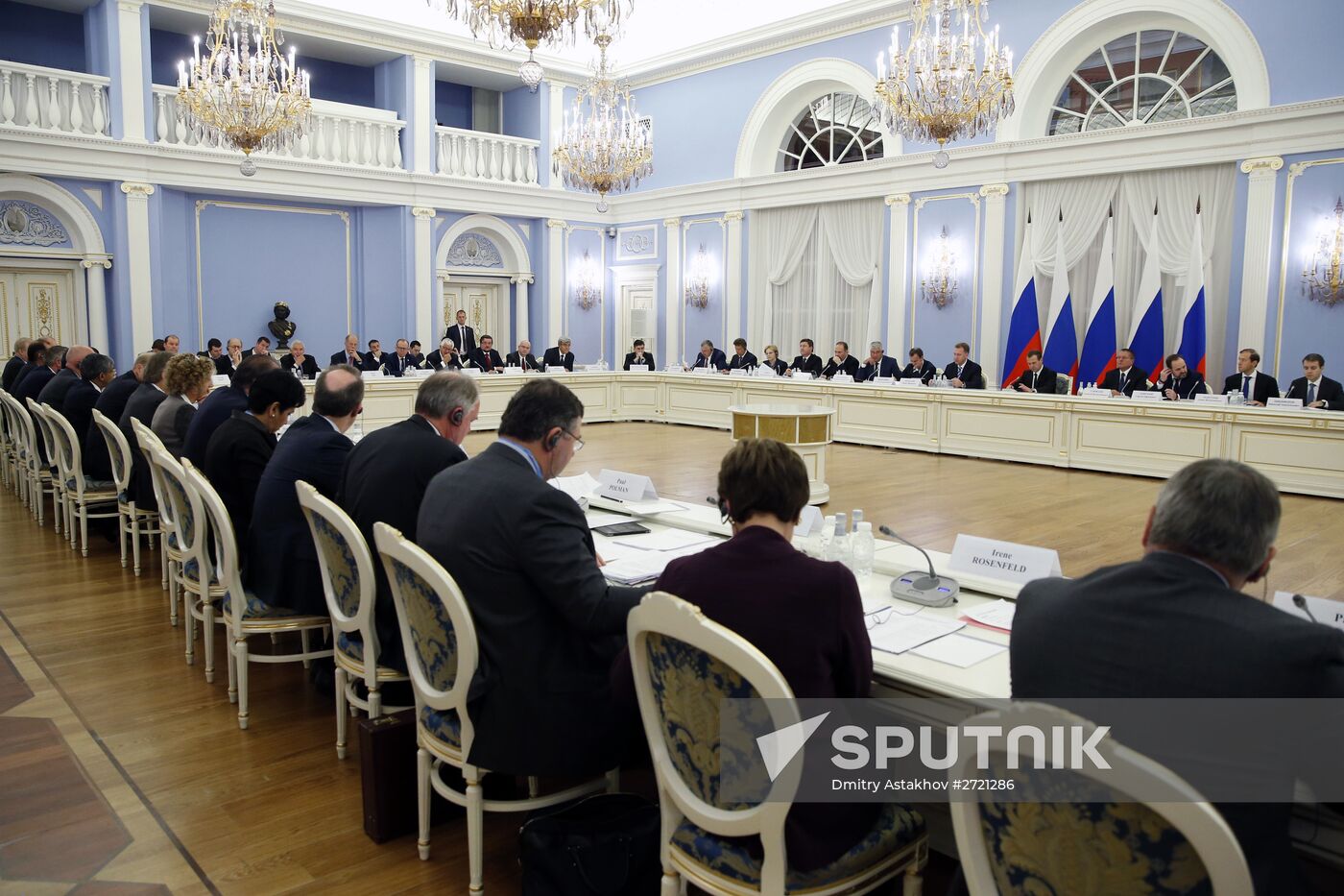 Russian Prime Minister Dmitry Medvedev chairs 29th meeting of Consultative Council on Foreign Investment in Russia