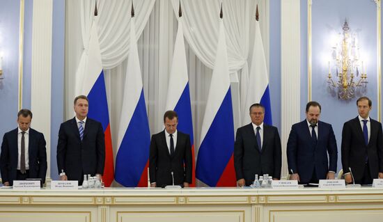 Russian Prime Minister Dmitry Medvedev chairs 29th meeting of Consultative Council on Foreign Investment in Russia