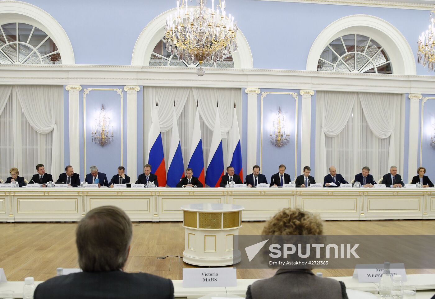 Russian Prime Minister Dmitry Medvedev chairs 29th meeting of Consultative Council on Foreign Investment in Russia