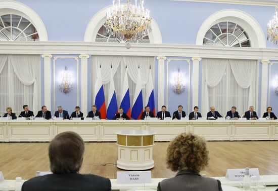 Russian Prime Minister Dmitry Medvedev chairs 29th meeting of Consultative Council on Foreign Investment in Russia