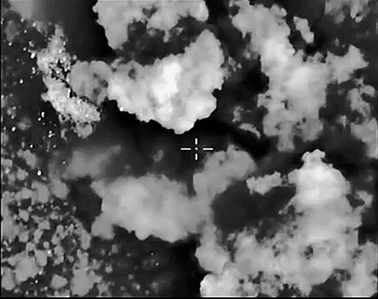 Russian military space forces strike ISIS targets in Syria