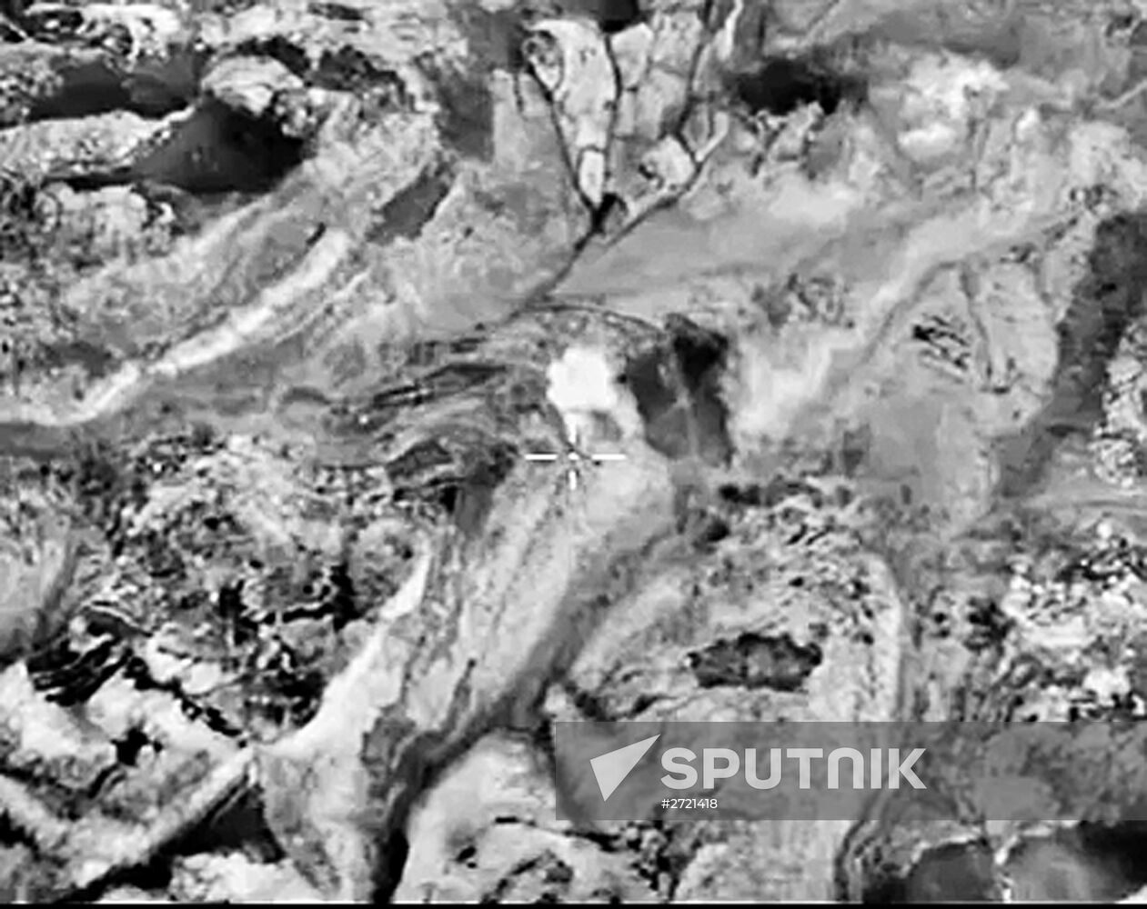 Russian military space forces strike ISIS targets in Syria
