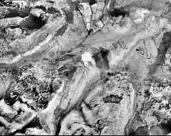 Russian military space forces strike ISIS targets in Syria