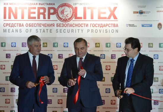 International Exhibition of Homeland Security Interpolitex 2015 opens in Moscow