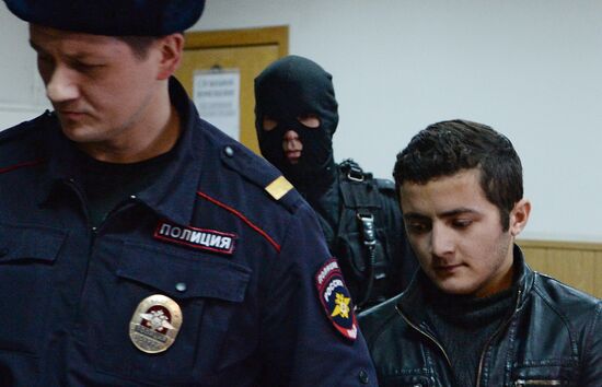 Investigators' application for arrest of terorists reviewed in Meshchansky Court