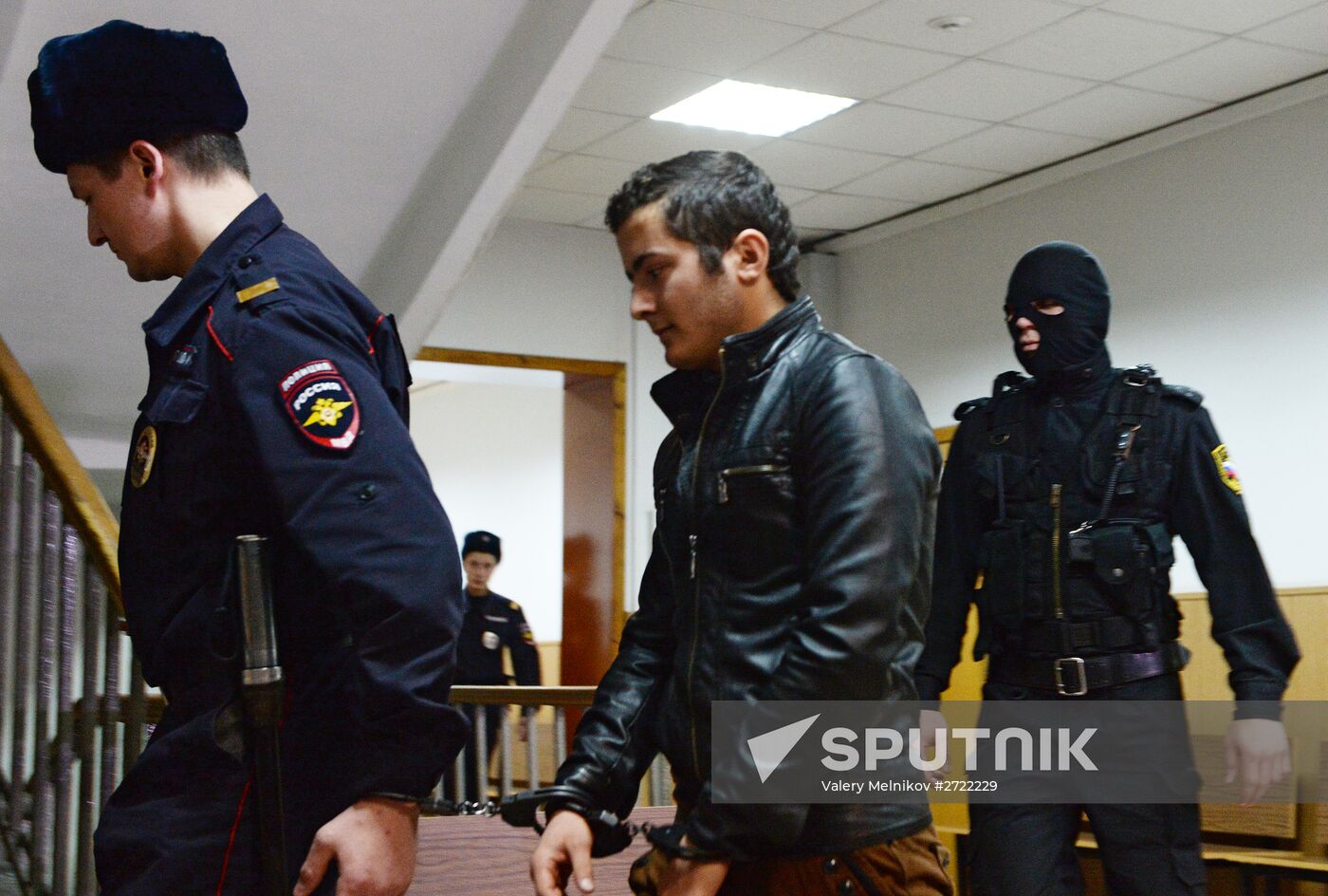 Investigators' application for arrest of terorists reviewed in Meshchansky Court