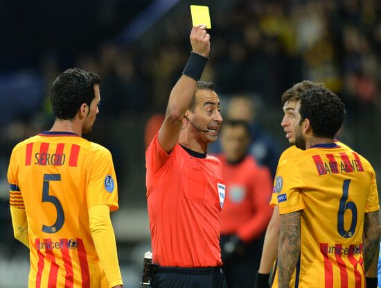 UEFA Champions League. BATE (Borisov, Belarus) vs. Barcelona (Barcelona, Spain)