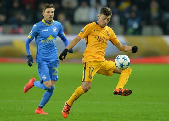 UEFA Champions League. BATE (Borisov, Belarus) vs. Barcelona (Barcelona, Spain)