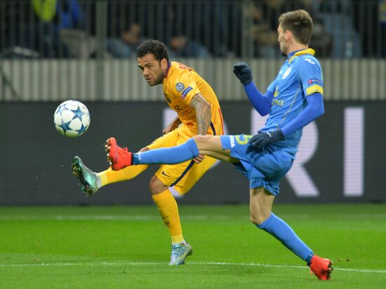 UEFA Champions League. BATE (Borisov, Belarus) vs. Barcelona (Barcelona, Spain)