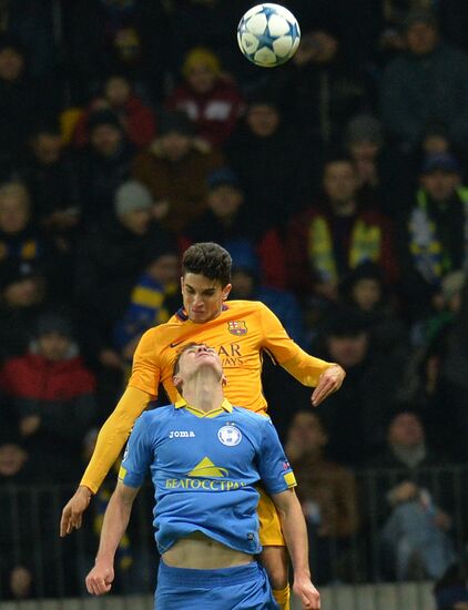 UEFA Champions League. BATE (Borisov, Belarus) vs. Barcelona (Barcelona, Spain)