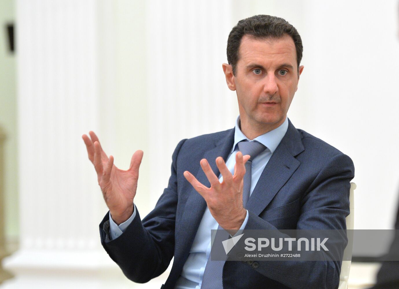 President Vladimir Putin meets with President of Syria Bashar al-Assad