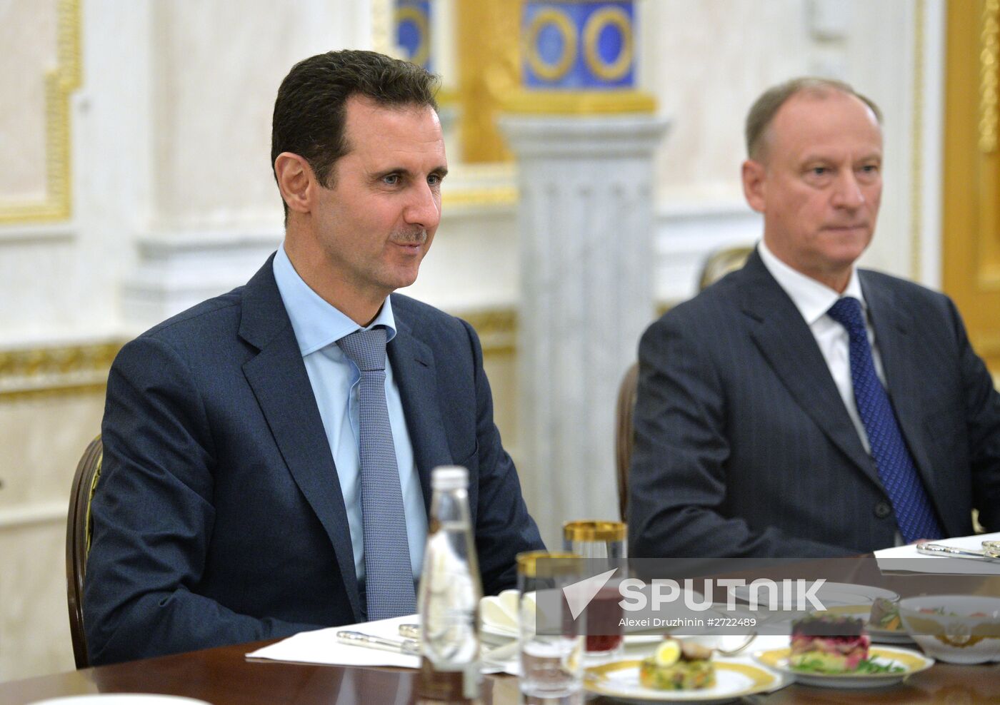 President Vladimir Putin meets with President of Syria Bashar al-Assad