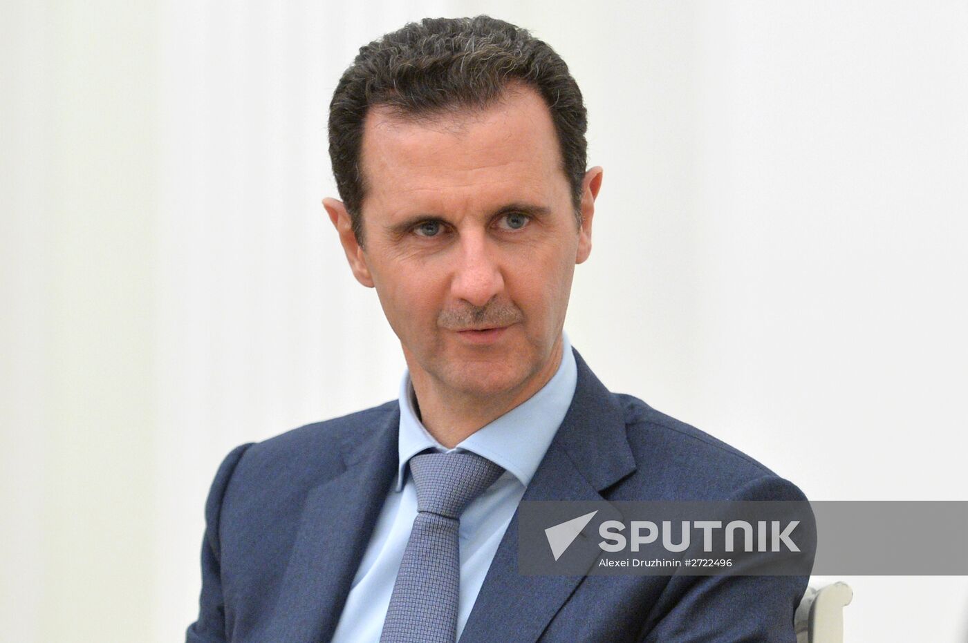 President Vladimir Putin meets with President of Syria Bashar al-Assad